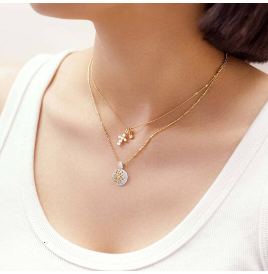  Pop Charms - Argent / GP 14 carats